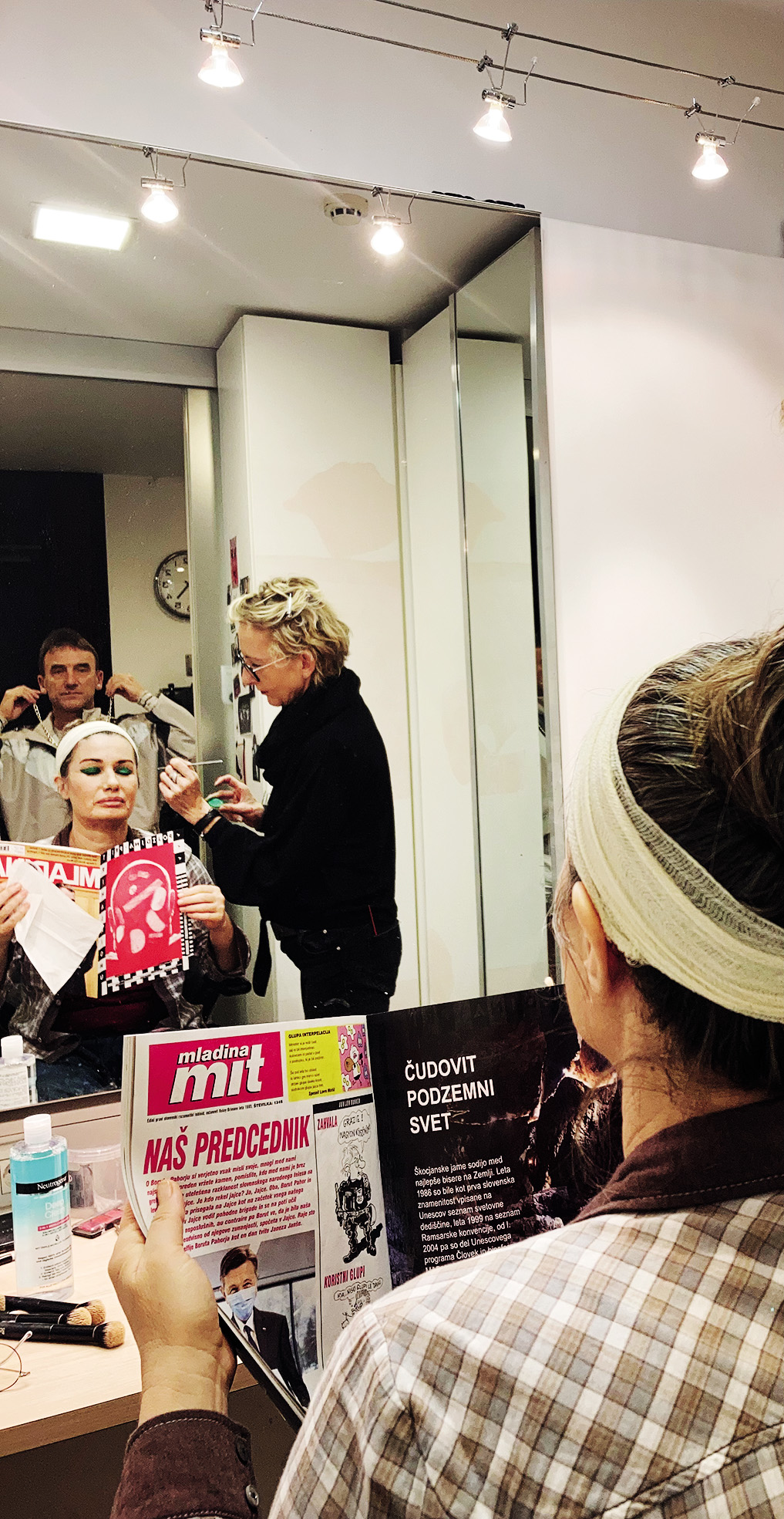 Zakulisje Pojedine pri Trimalhionu, Slovensko mladinsko gledališče, LJ | Helena Grahek