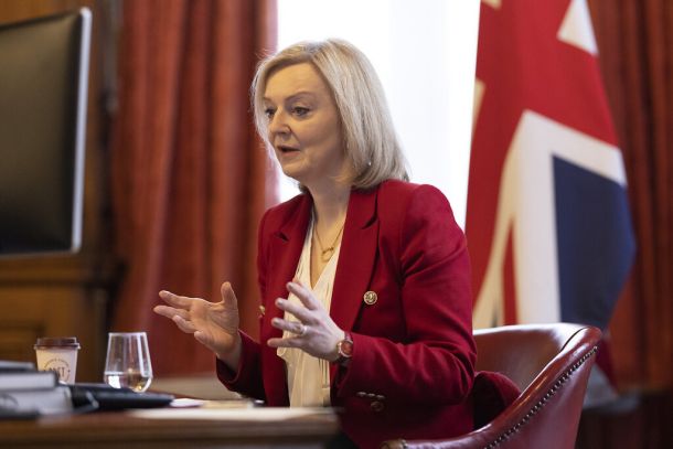 Britanska zunanja ministrica Liz Truss