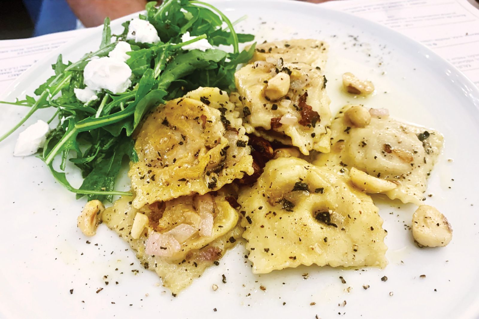 Bučni ravioli