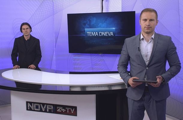 Luka Svetina in Uroš Urbanija v oddaji na Nova24TV