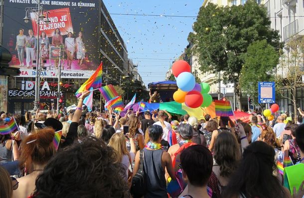 Beograjska parada ponosa leta 2018 