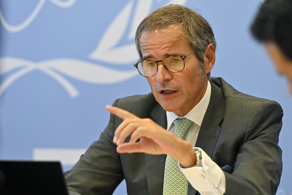 Generalni direktor Mednarodne agencije za jedrsko energijo (IAEA) Rafael Grossi