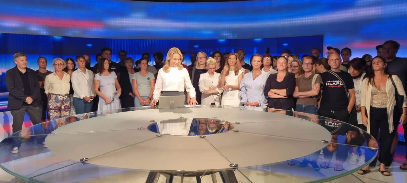 Podpora za neodvisno javno RTV Slovenija in proti pritiskom politično nastavljenega vodstva