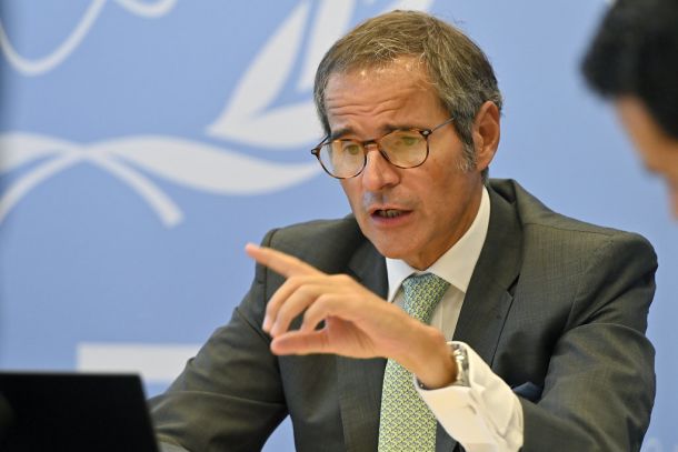 Generalni direktor Mednarodne agencije za jedrsko energijo (IAEA) Rafael Grossi 