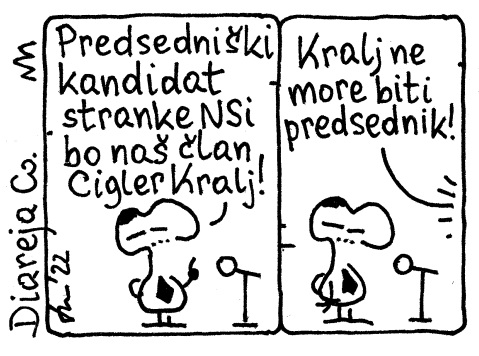 Kralj ne more biti predsednik