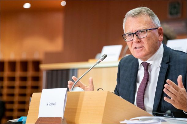 Evropski komisar za delovna mesta in socialne pravice Nicolas Schmit 
