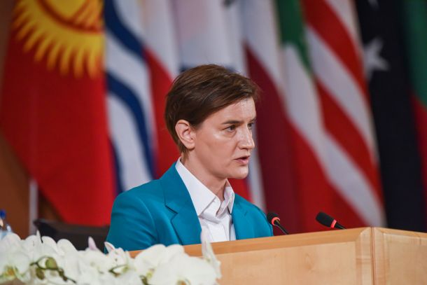 Srbska predsednica vlade Ana Brnabić