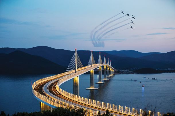 Most na Pelješac, končan leta 2022