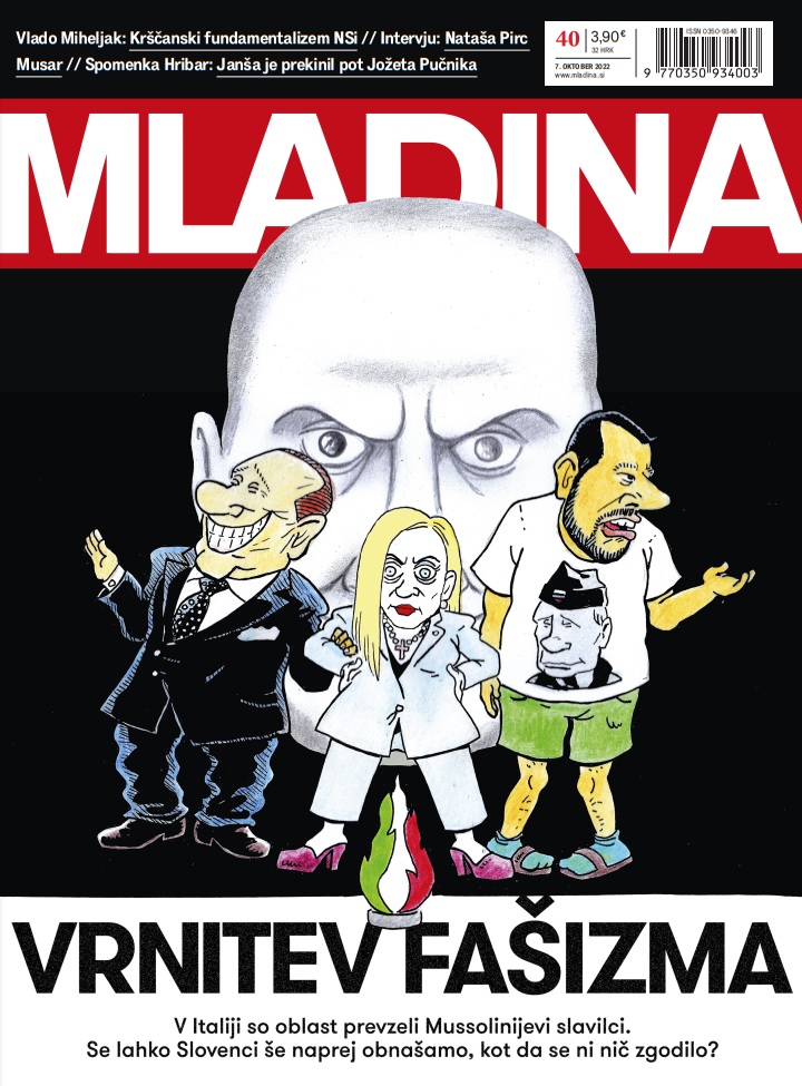 Naslovnica jutrišnje Mladine: VRNITEV FAŠIZMA