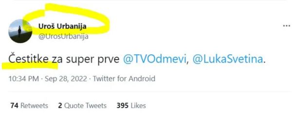 Direktor TV Slovenija je pohitel s čestitko kadru, ki so ga uvozili z Nova24TV