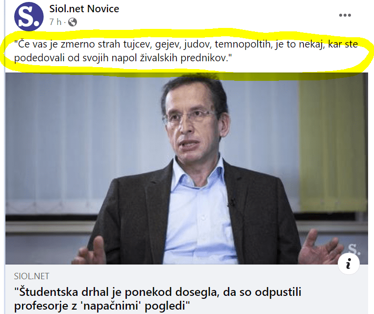 Portal Siol s svojim poudarkom na Facebooku