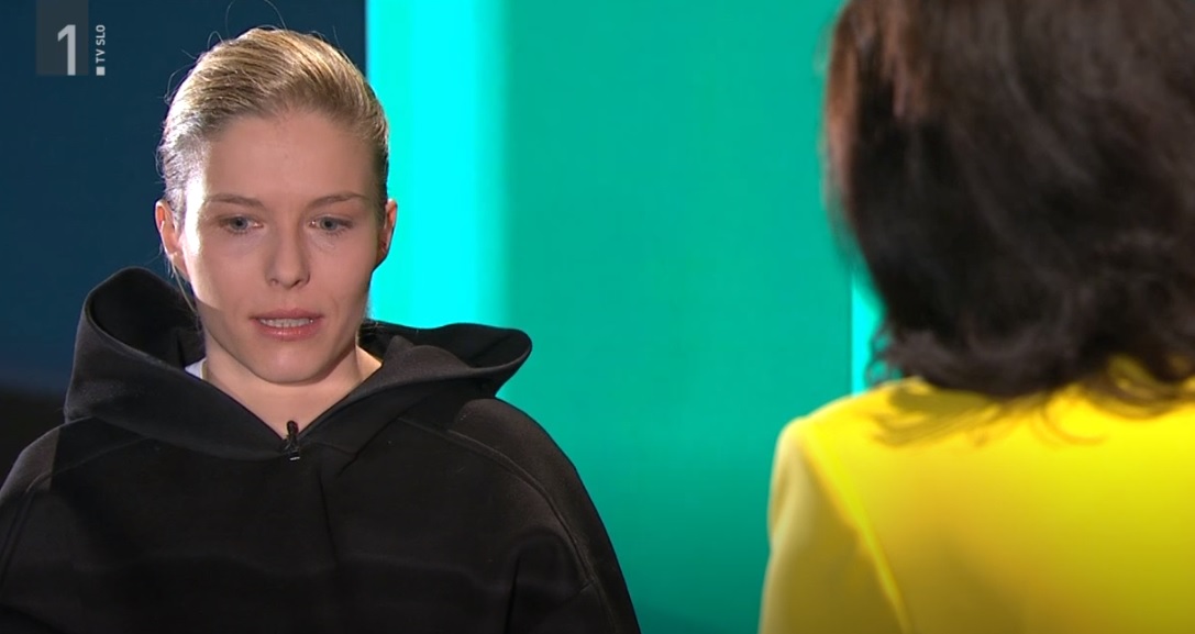 Mia Skrbinac lani v pogovorni oddaji Miše Molk na TV Slovenija
