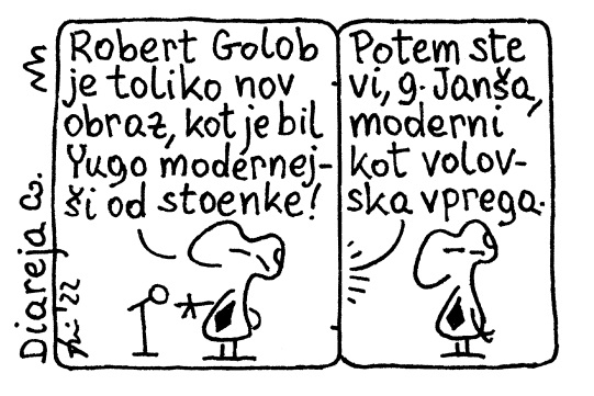 Janša moderen kot volovska vprega