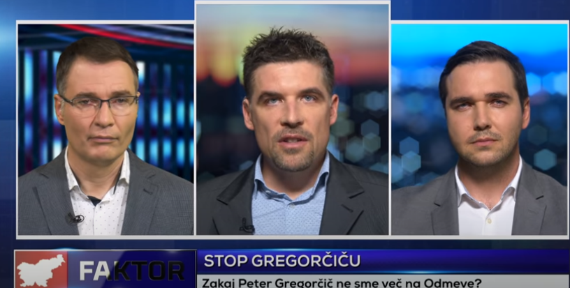 Dr. Peter Gregorčič, predsednik Programskega sveta RTV Slovenija (na sredini)