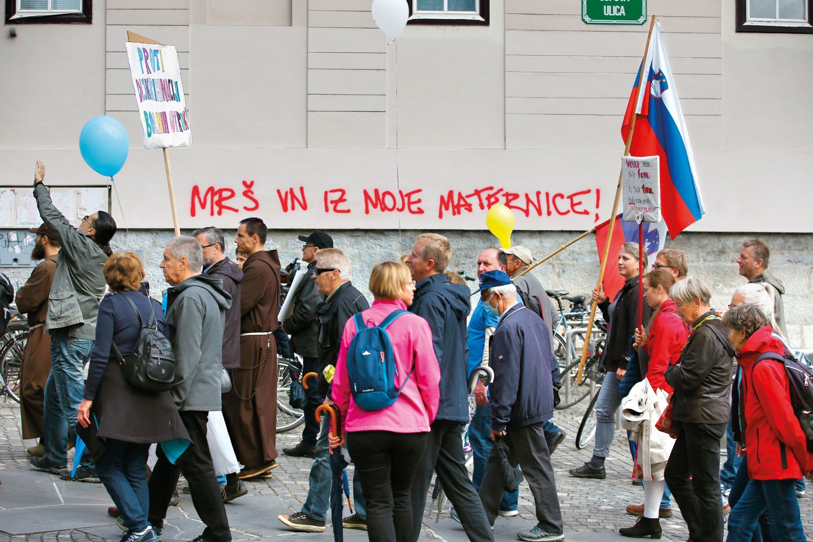 Pohod za življenje in proti pravici do splava v Ljubljani | Borut Krajnc