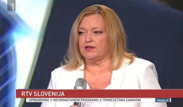 Jadranka Rebernik, odgovorna urednica Informativnega programa Televizije Slovenija