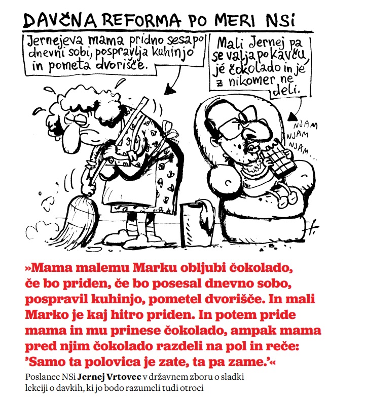 Sladka lekcija o davkih, ki jo bodo razumeli tudi otroci