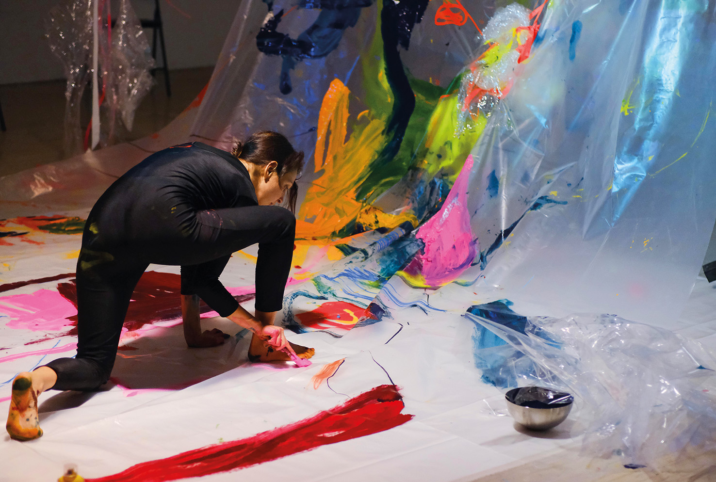 Nina Stopar: Rojstvo slike / razcvet kolektivnega telesa, Cirkulacija 2, LJ | Janez Zalaznik