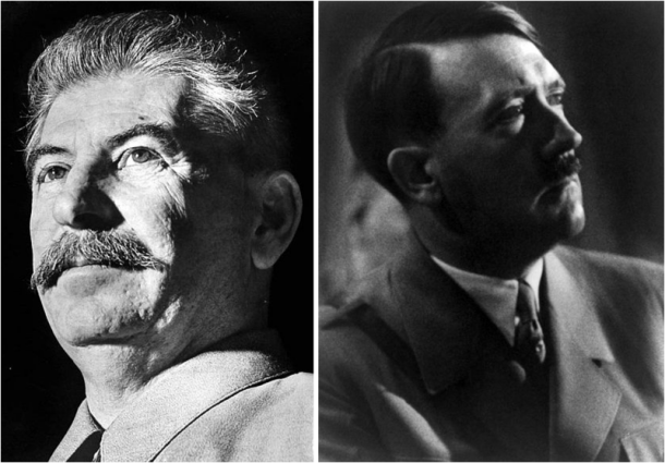 Joseph Stalin in Adolf Hitler