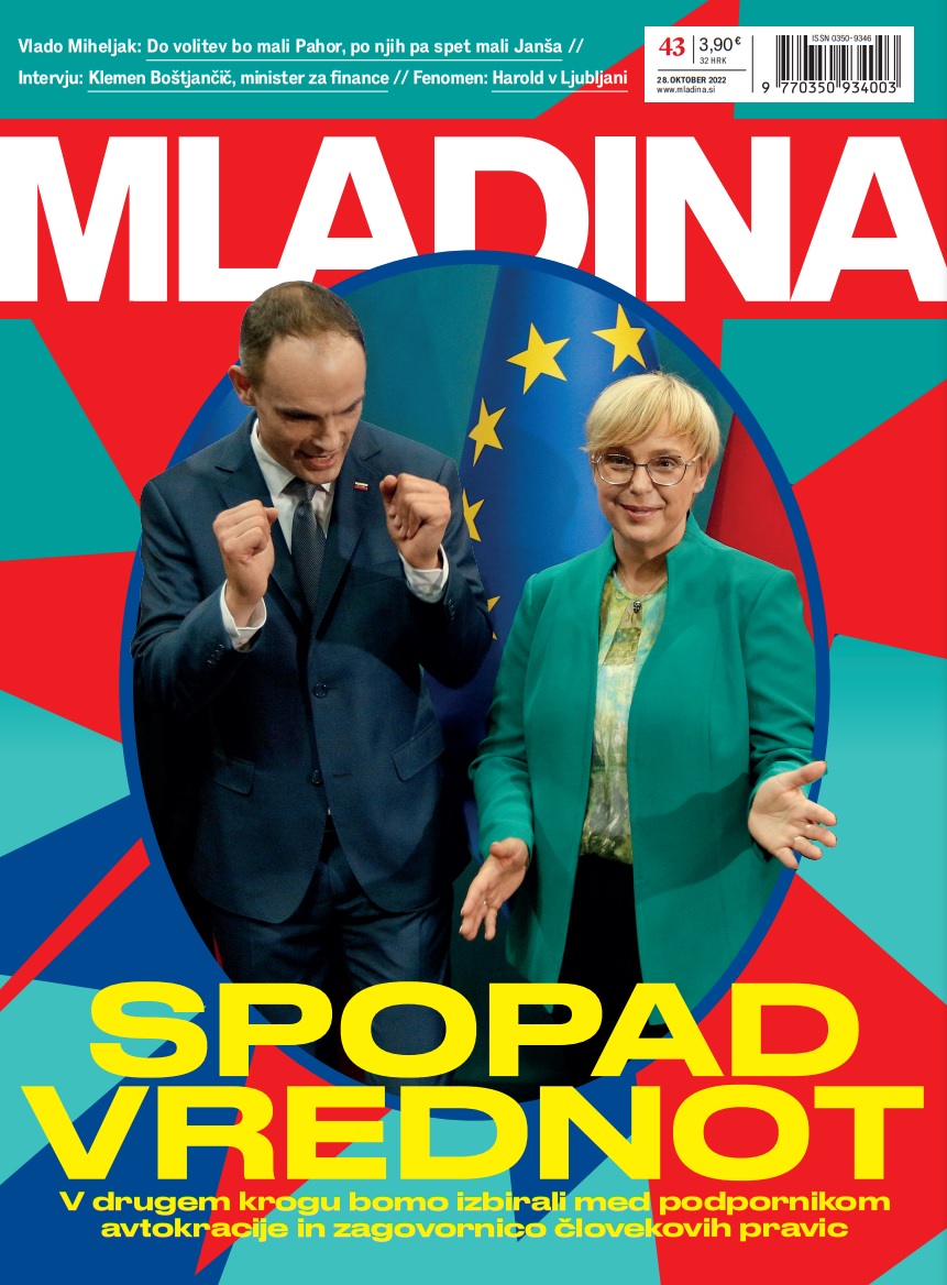 MLADINA 43 2022: SPOPAD VREDNOT 