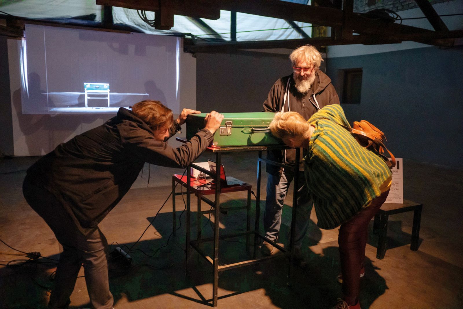 Jože Slaček, Saša Bezjak in Borut Popenko: Not Like Houdini; GustArt, KC Pekarna, MB | Rok Zorc