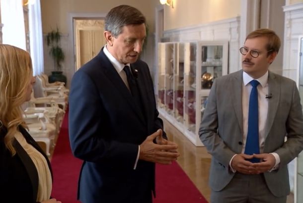 Borut Pahor v enem od svojih zadnjih daljših televizijskih intervjujev kot predsednik republike