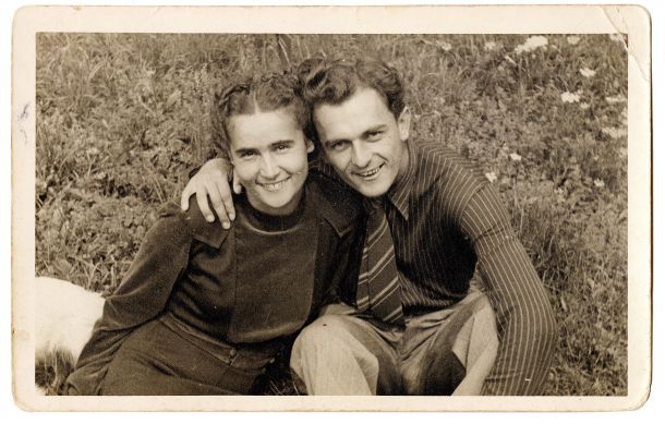 Silva Ponikvar in Karel Destovnik - Kajuh v ljubljanskem Tivoliju, leta 1942 