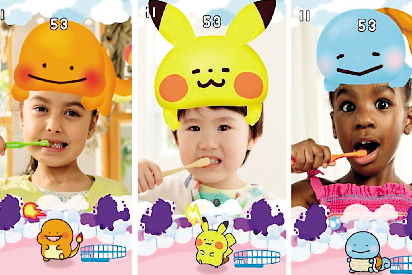 Z aplikacijo Pokémon Smile lahko malčkom igrificiramo proces umivanja zob.
