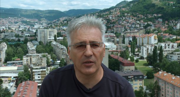 Edin Subašić v filmu Sarajevo safari