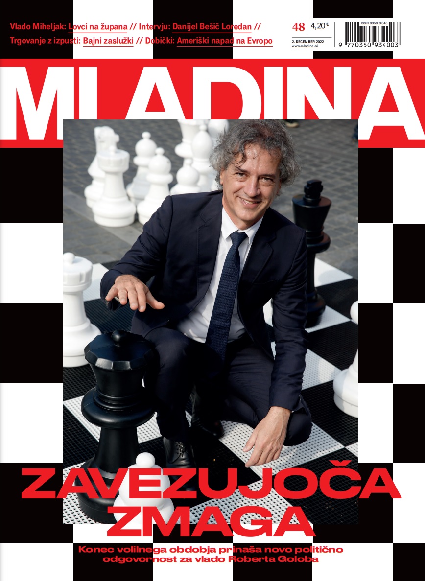 Naslovnica nove Mladine /  ZAVEZUJOČA ZMAGA