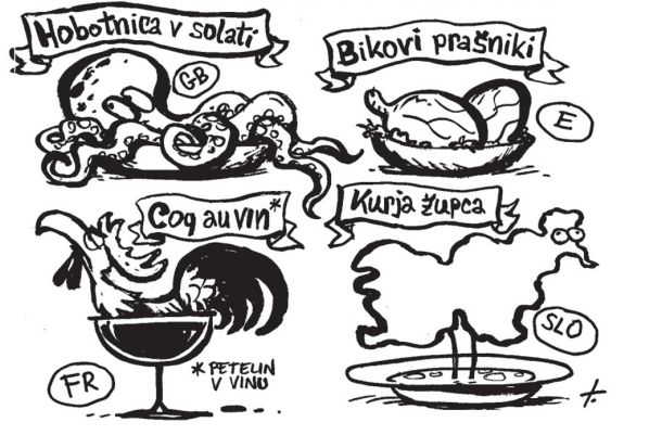 Hobotnica, ki, razen v solati, nikoli ne nastopa kot pozitivna figura