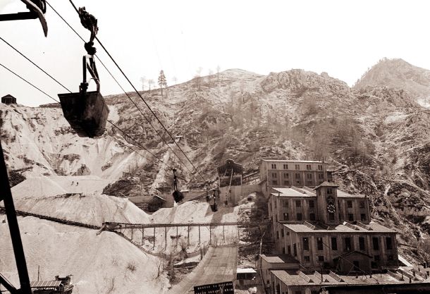 Mežiški rudnik v Žerjavu 1960 