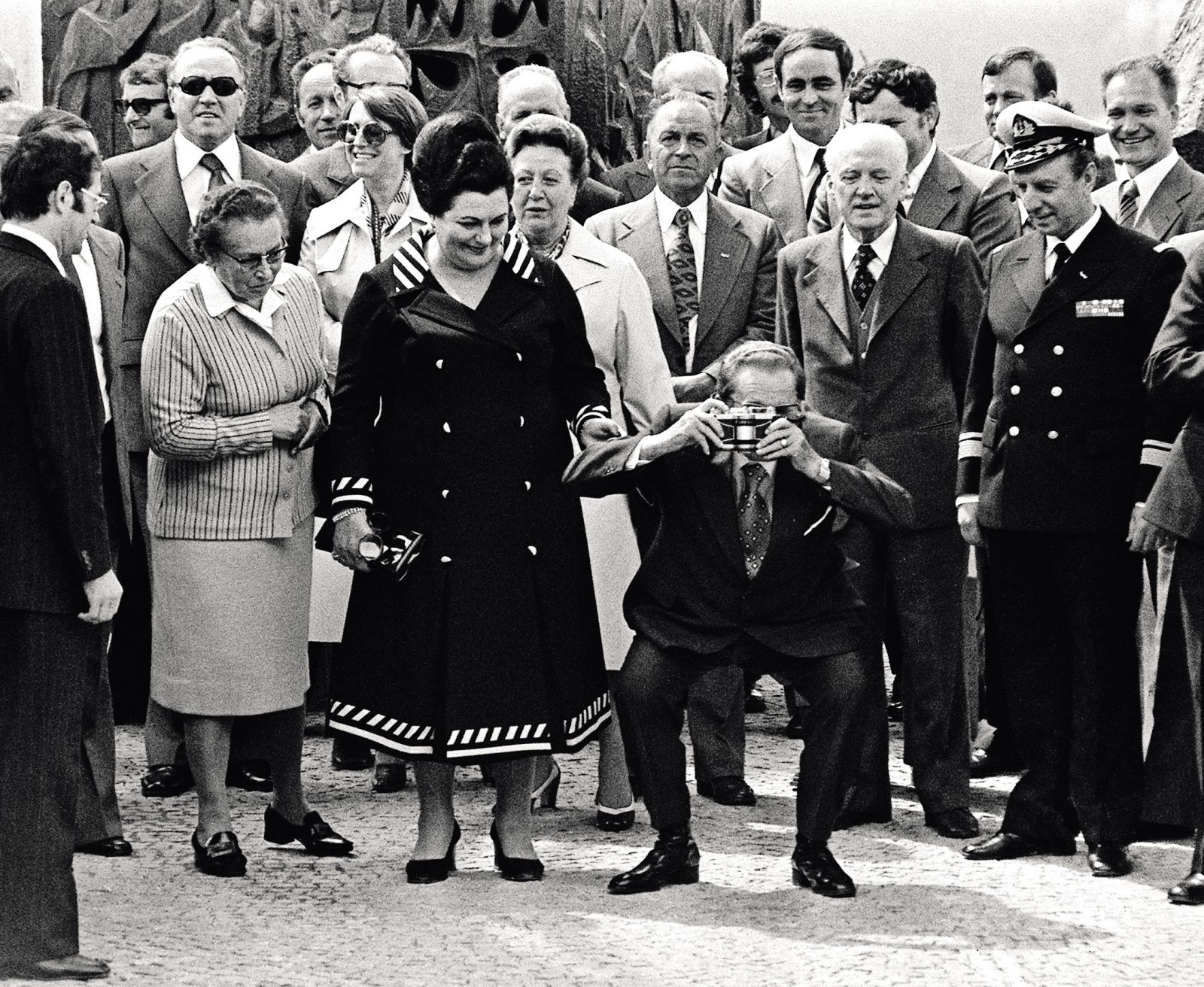 Tito kot fotograf v Dražgošah leta 1976