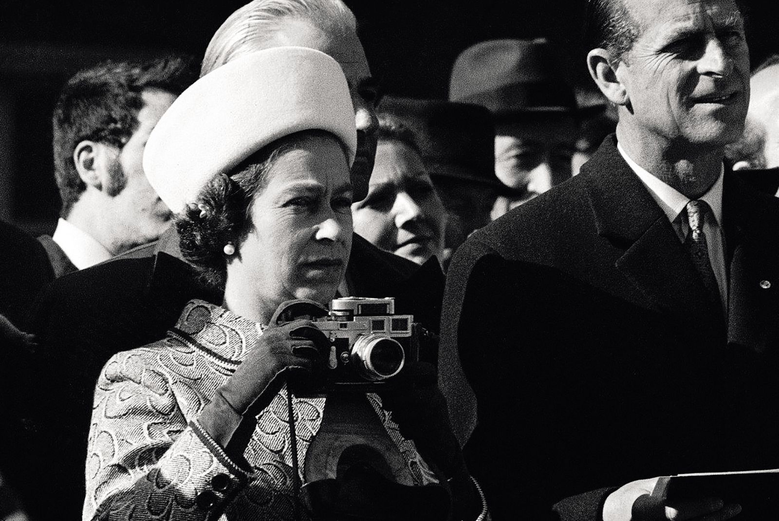 Kraljica Elizabeta II. ob obisku kobilarne v Đakovu na Hrvaškem leta 1972