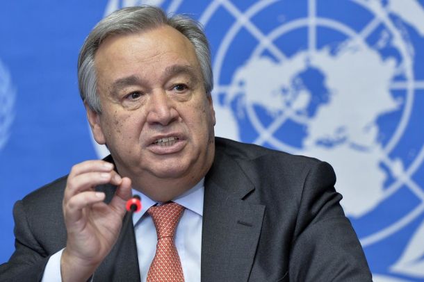 Generalni sekretar Združenih narodov (ZN) Antonio Guterres