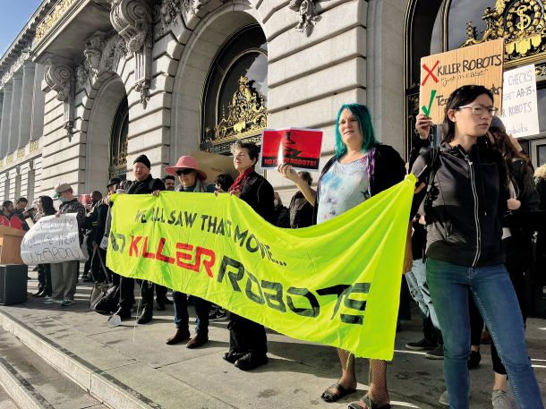 Nekoč je bila to znanstvena fantastika, danes je to realnost – protesti v San Franciscu