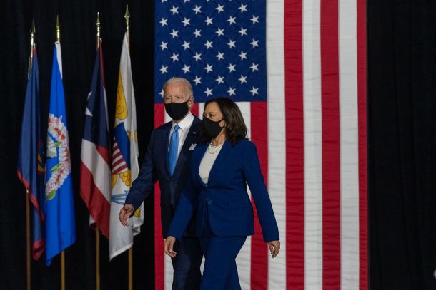 Ameriški predsednik Joe Biden in podpredsednica Kamala Harris