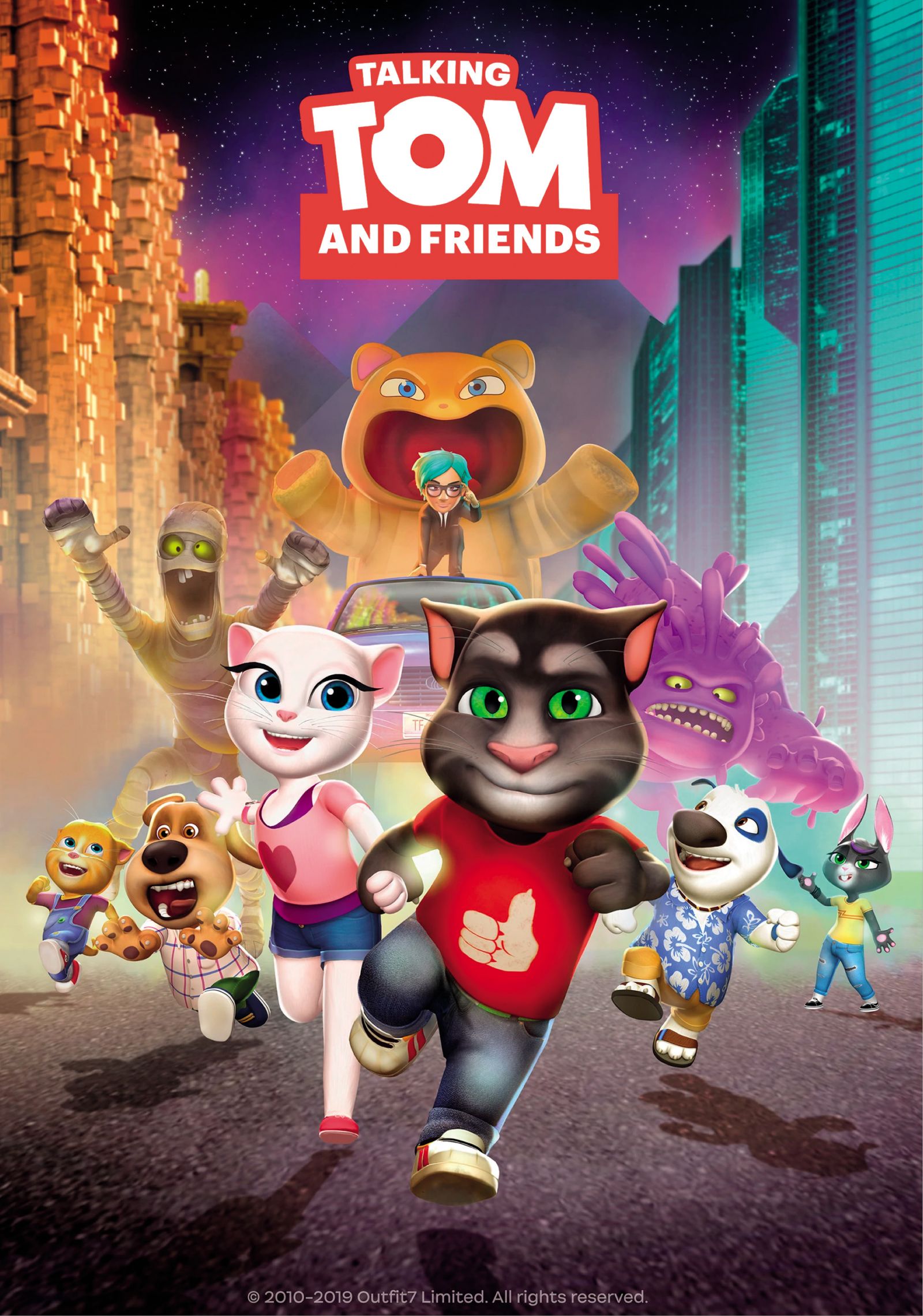 Promocijski plakat za igro Talking Tom and Friends (Govoreči Tom in prijatelji). Peticija več kot 20 ameriških organizacij, ki se borijo za zaščito otrok na spletu, opozarja, da tudi igre iz v Sloveniji rojene franšize o govorečem mačku Tomu sodijo med tiste, ki manipulirajo z mladoletnimi uporabniki. Otroci in mladostniki teh manipulacij seveda niso zmožni prepoznati.