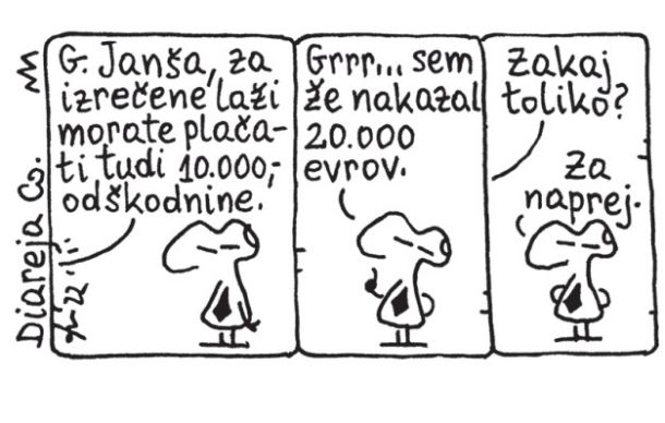 Ko Janša nakaže preveč denarja