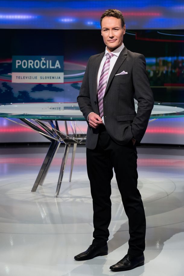 Saša Krajnc, televizijski voditelj na TV Slovenija 