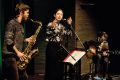 Birds of Unknown: Patricija Škof, glas, Tibor Pernarčič, saksofon, Tilen Beigot, kitara