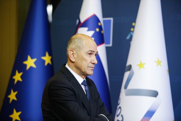 Janez Janša, predsednik slovenske vlade, 
