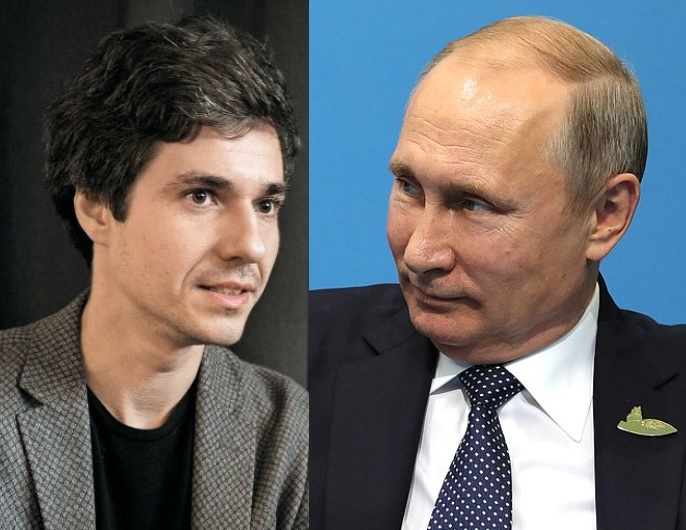 Luka Mesec, koordinator Levice / Vladimir Putin, ruski predsednik