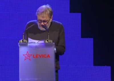 Slavoj Žižek med nagovorom