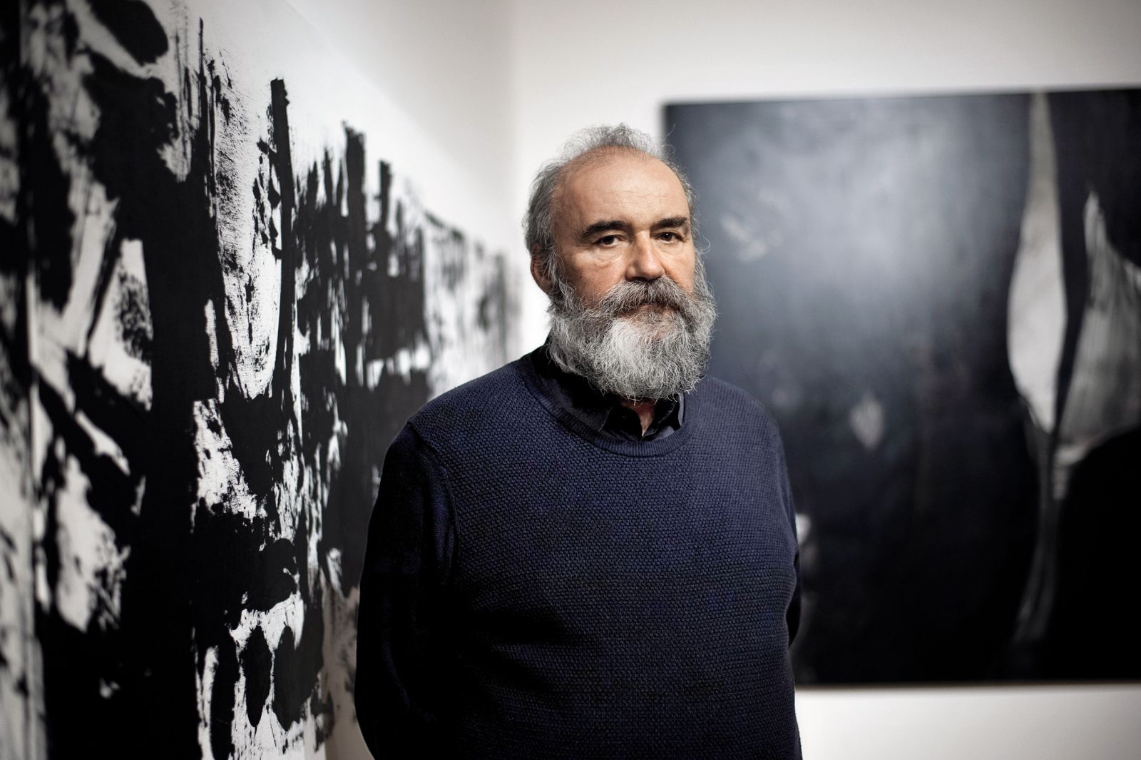 Luka Popič: Beločrno, Galerija Ravne | Uroš Zavodnik