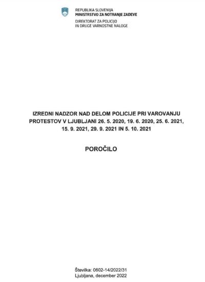 S klikom na naslovnico poročila se vam bo odprla datoteka v obliki dokumenta pdf