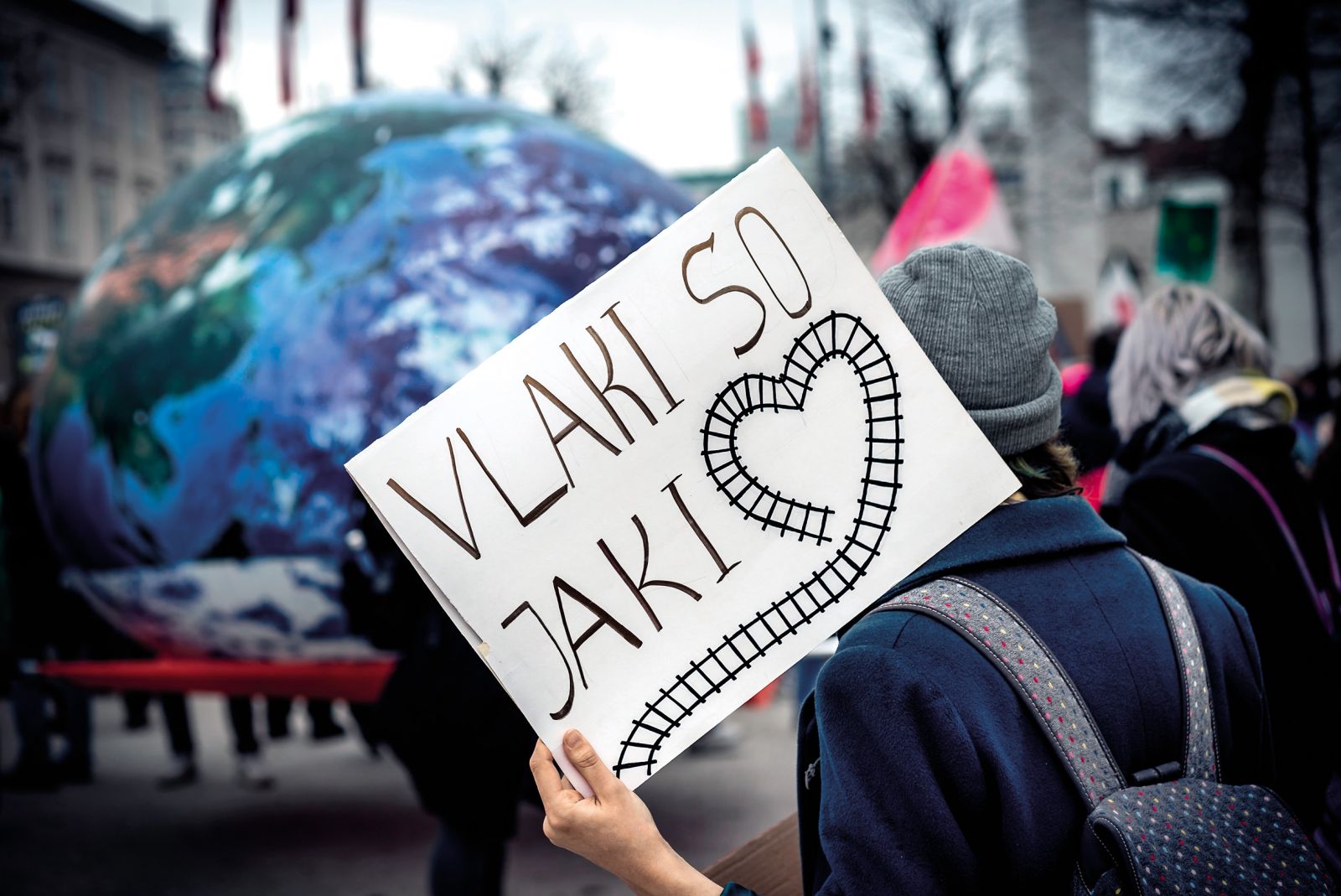 Mladi na podnebnem štrajku v Ljubljani | Andi Koglot