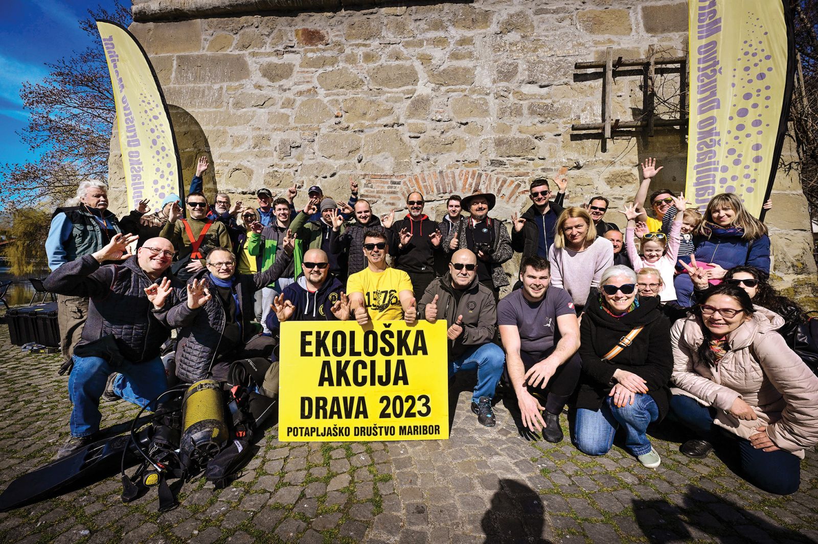 Čistilna akcija Moji odpadki, moja skrb, na Dravi, MB | Marko Pigac