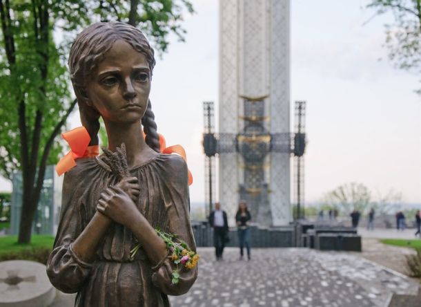 Memorial the Holodomor; 1932-1933 (death by hunger) in Kyiv, Ukraine