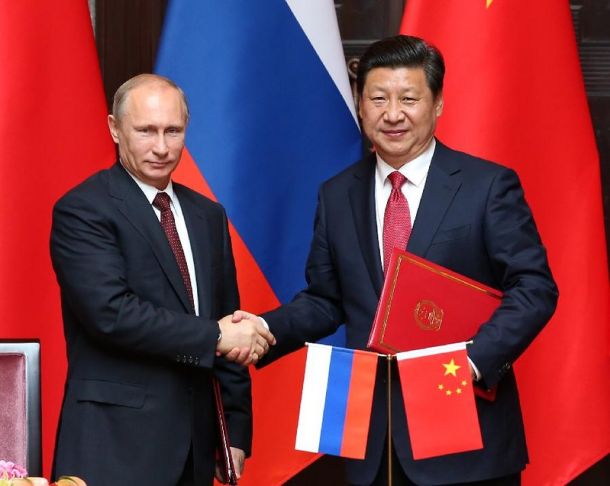Vladimir Putin in Xi Jinping
